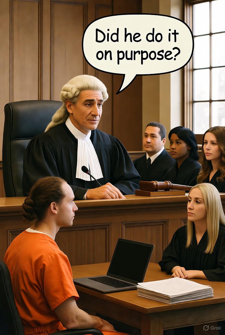 Image illustrating the heteronym deliberate